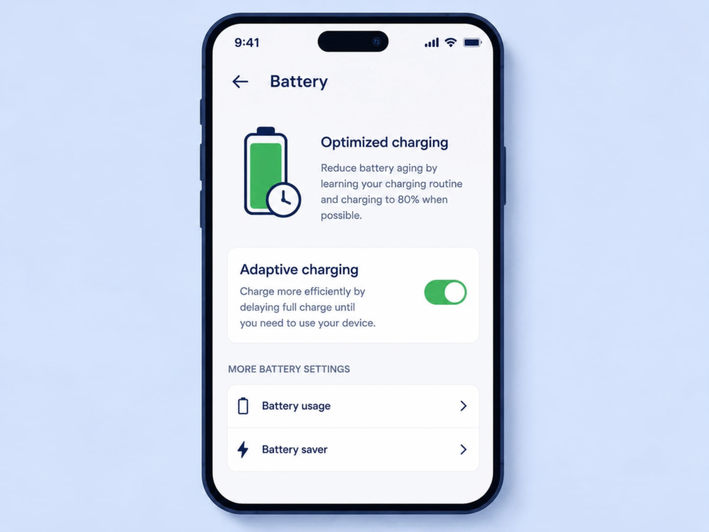 Discover Android battery saving tips that actually work. Simple, free settings and habits to make your Android battery last longer through the whole day.